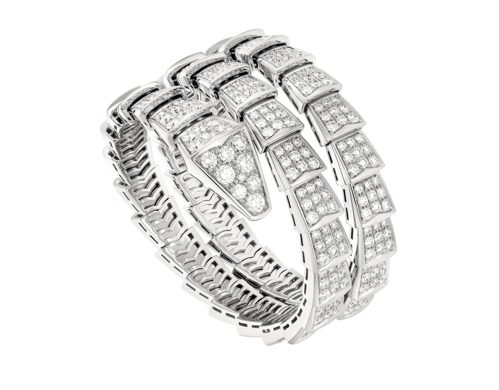Carave Paris Pavé Diamond Triple Wrap Bracelet