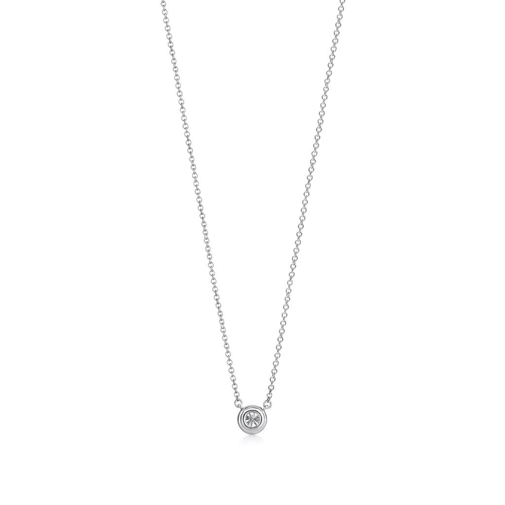 Carave Paris Classic Solitaire Diamond Station Necklace