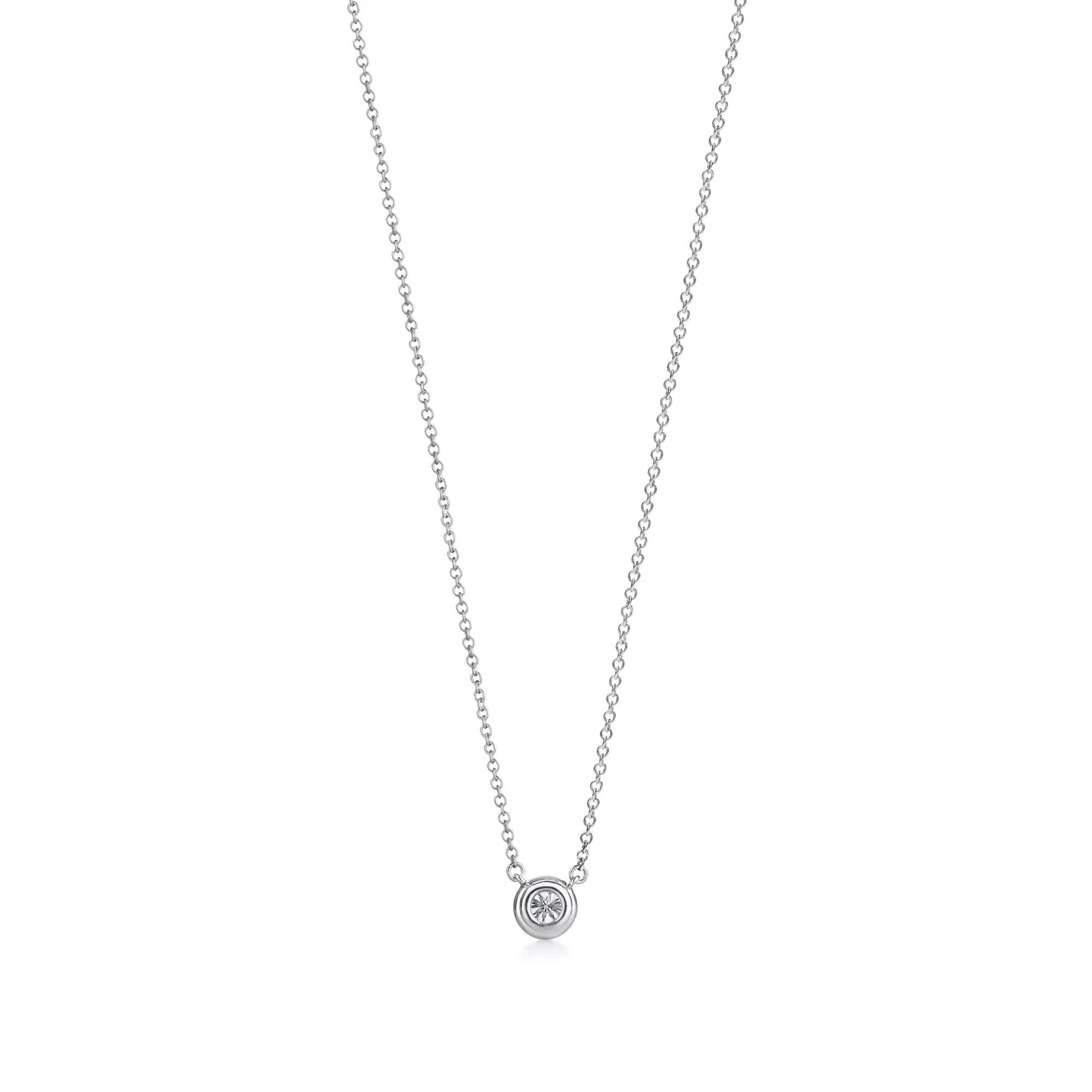 Carave Paris Classic Solitaire Diamond Station Necklace