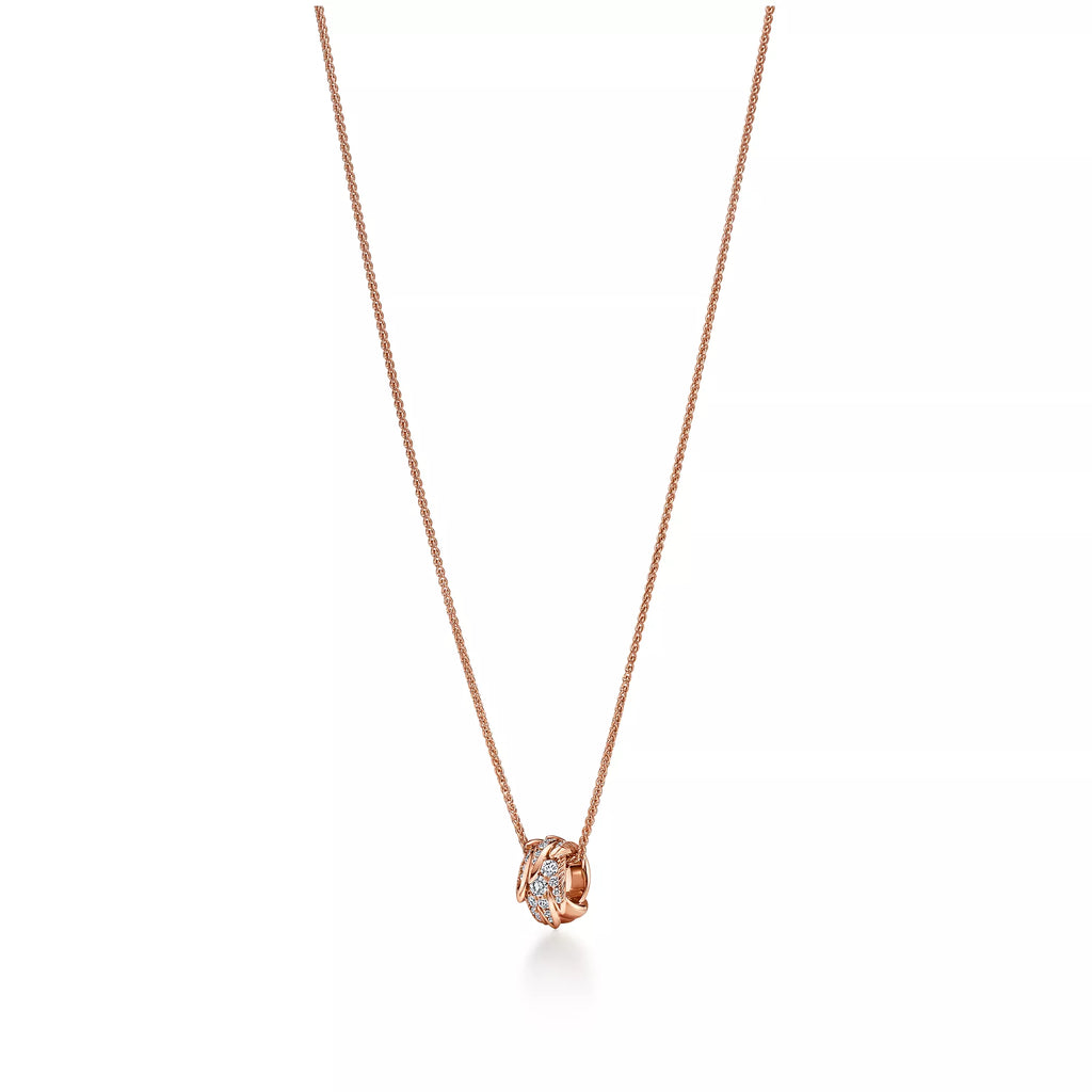 Carave Paris Oval Halo Pendant Necklace