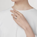 Carave Paris Pearl Solitaire Crossover Ring
