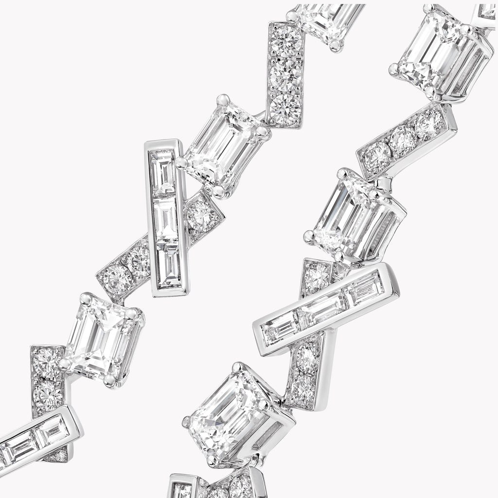 Carave Paris Geometric Emerald Cut Diamond Necklace
