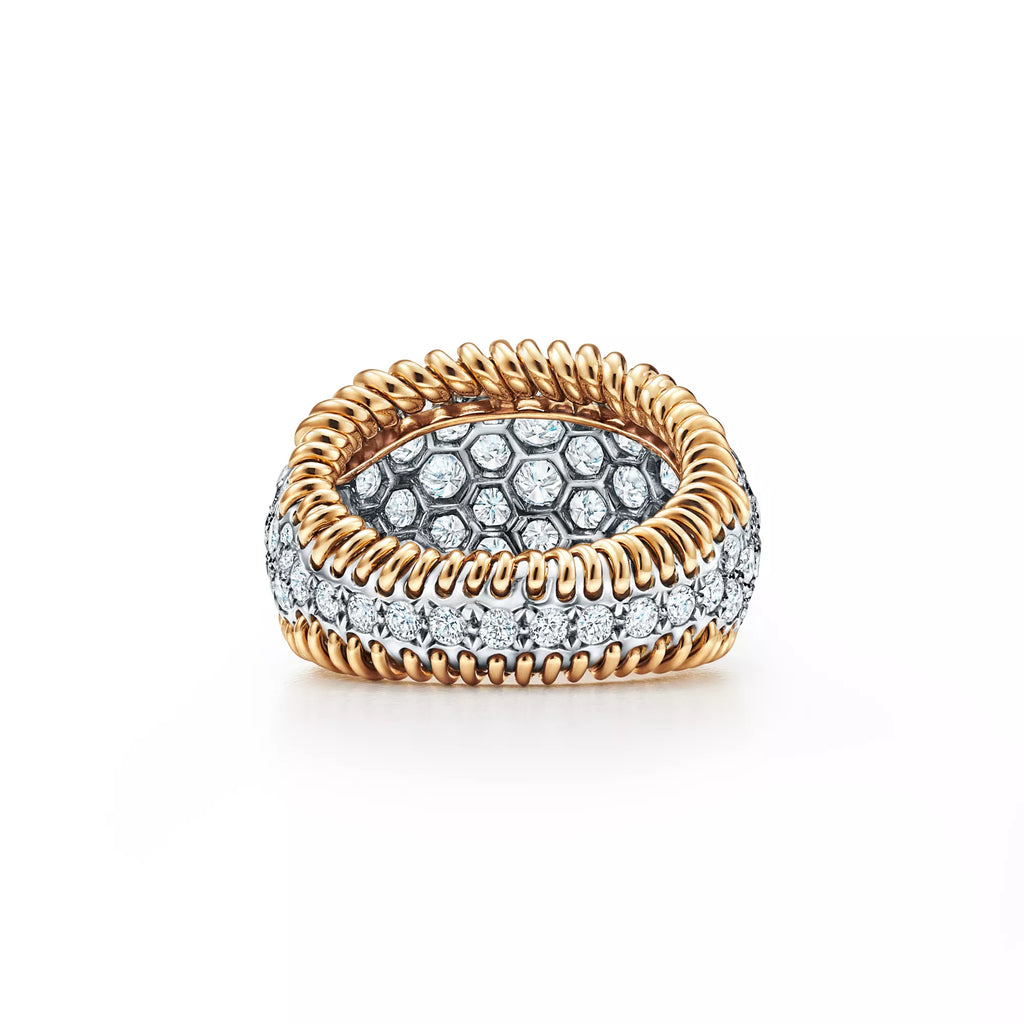 Carave Paris Barbed Diamond Link Ring