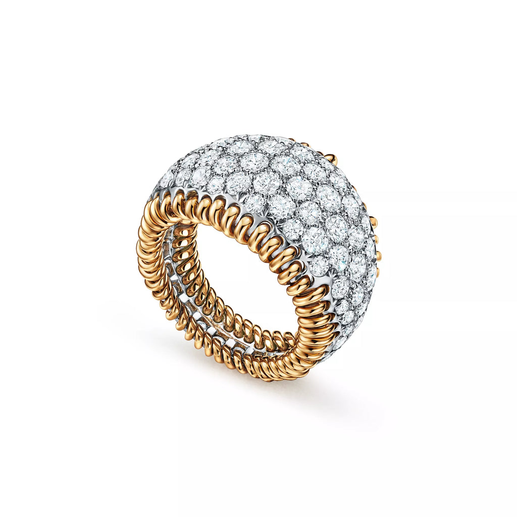 Carave Paris Barbed Diamond Link Ring