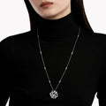 Carave Paris Abstract Diamond Frame Pendant Necklace