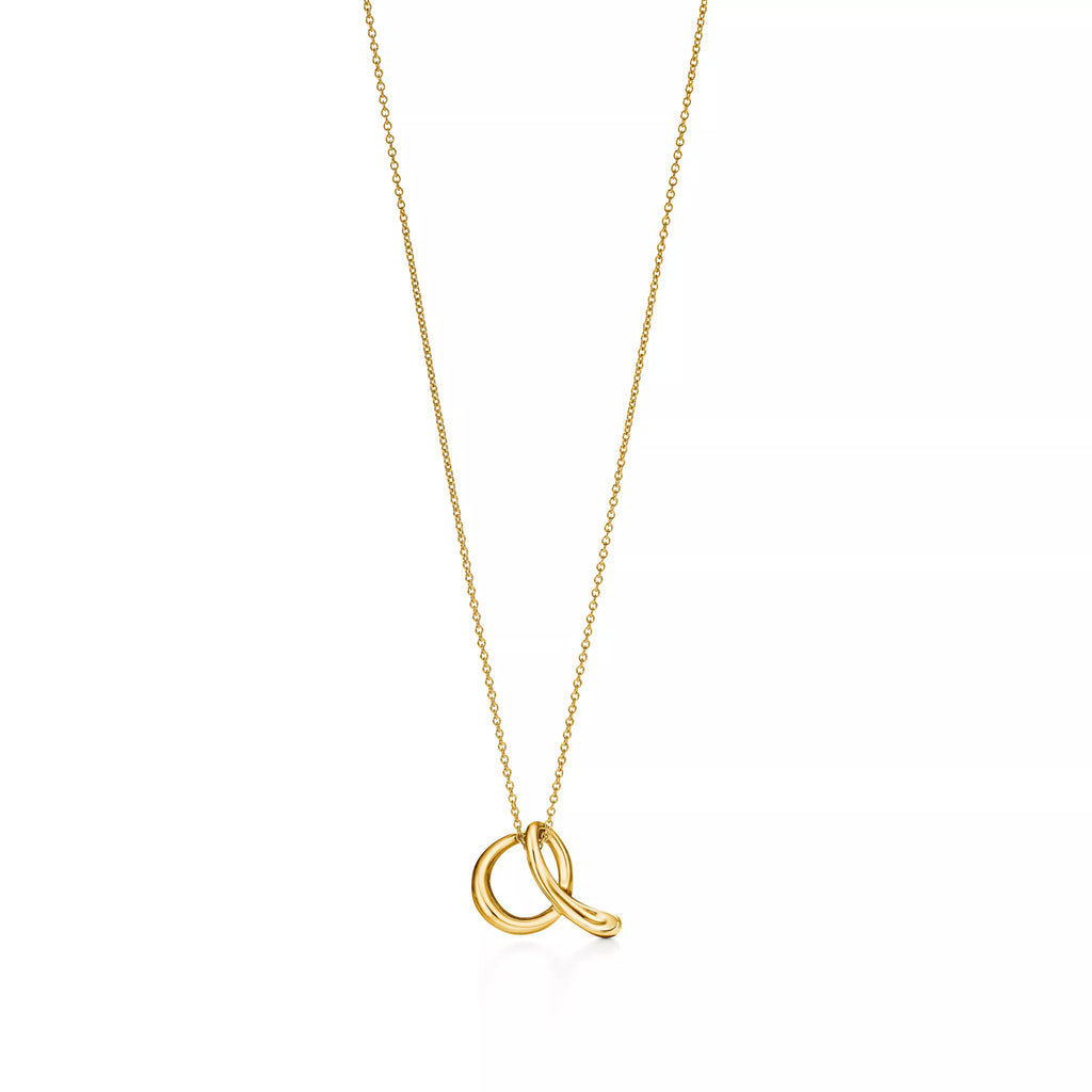 Carave Paris Abstract Loop Pendant Necklace in Gold