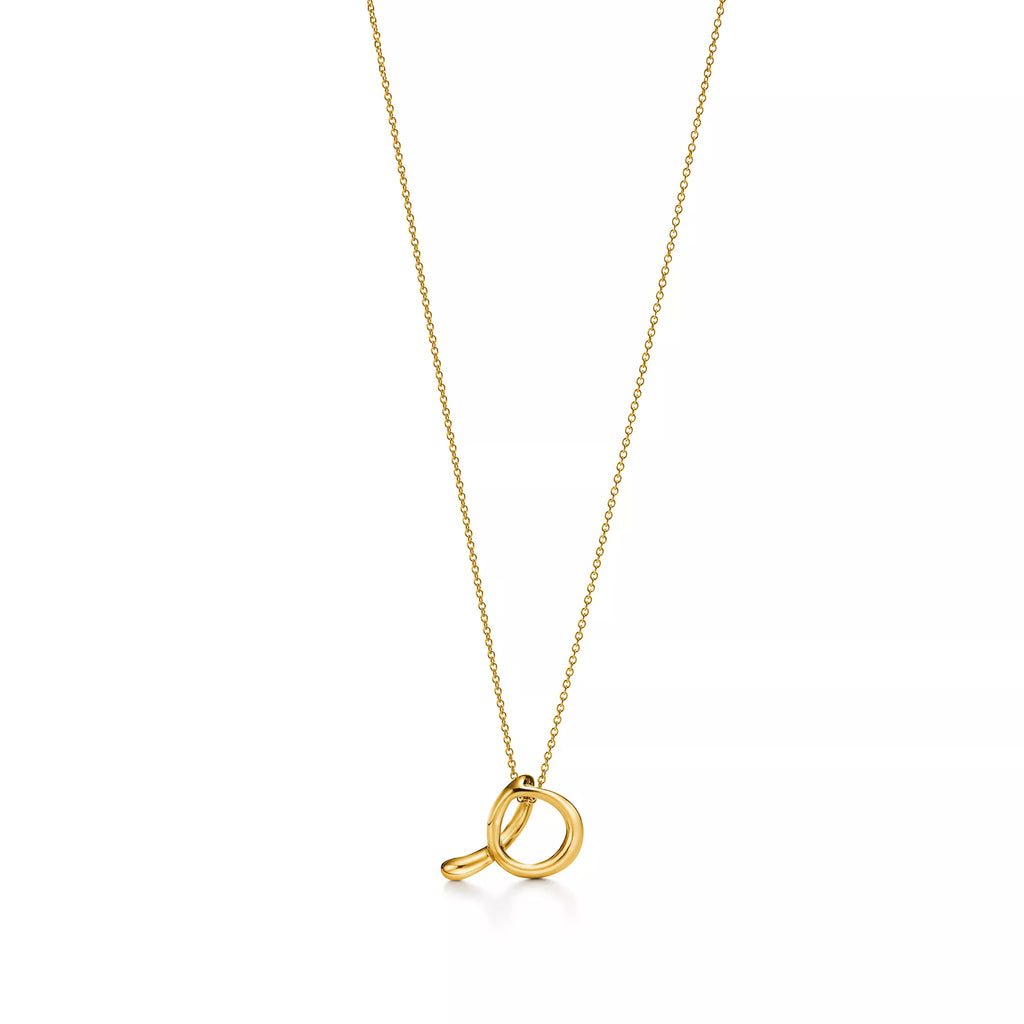 Carave Paris Abstract Loop Pendant Necklace in Gold