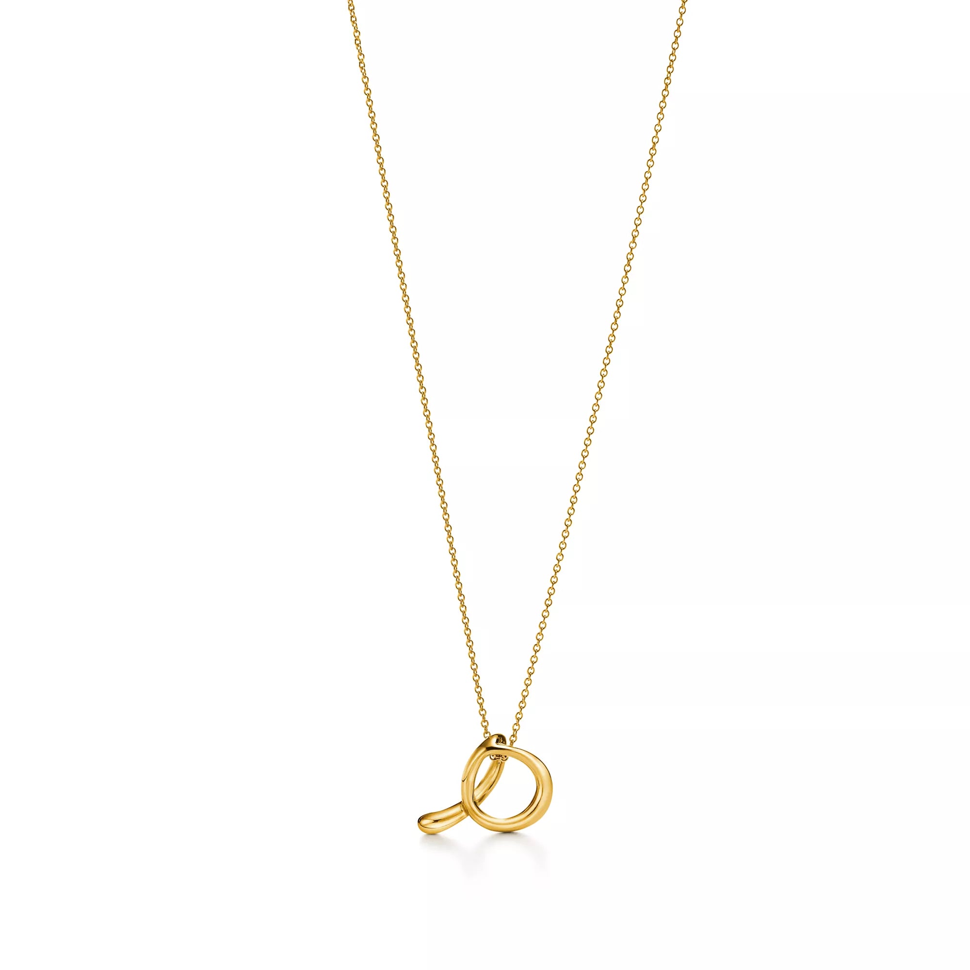 Carave Paris Abstract Loop Pendant Necklace in Gold
