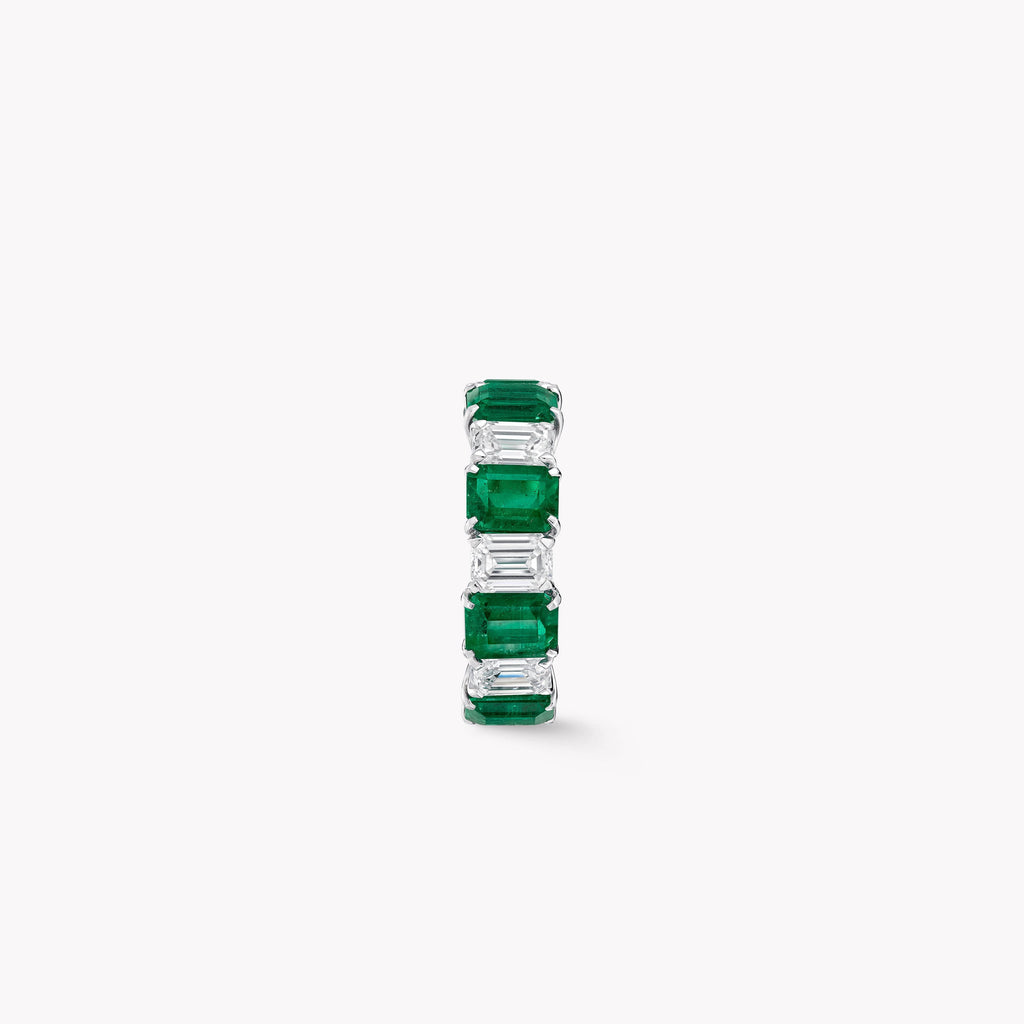 Carave Paris Alternating Gemstone & Baguette Eternity Band Ring