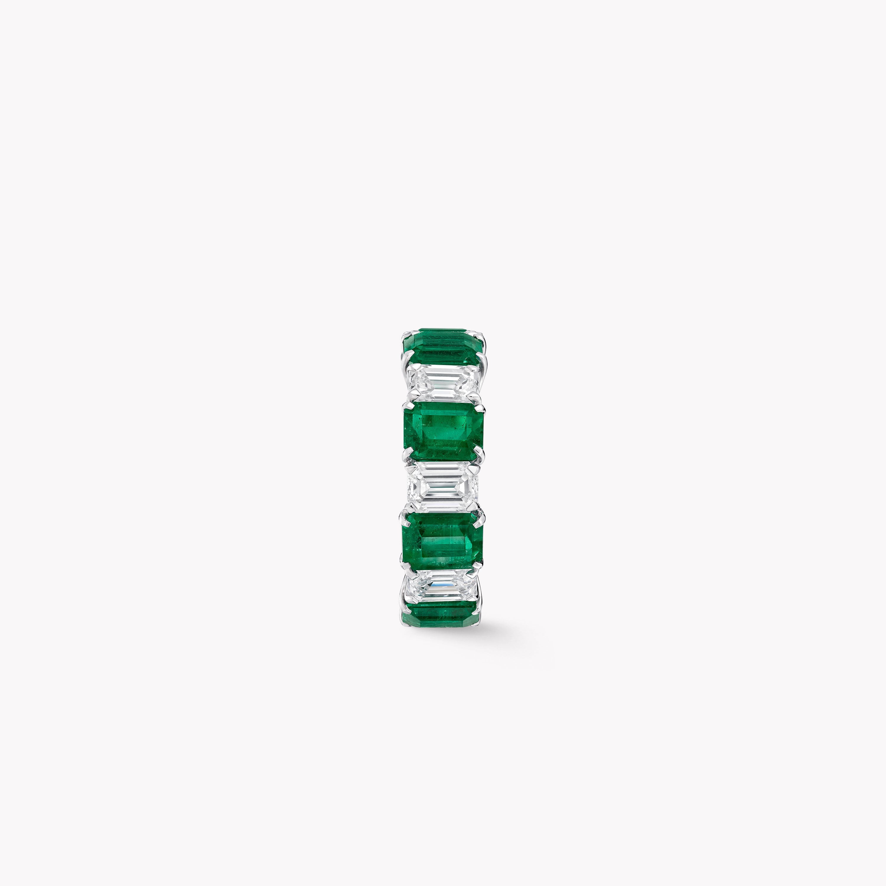 Carave Paris Alternating Gemstone & Baguette Eternity Band Ring