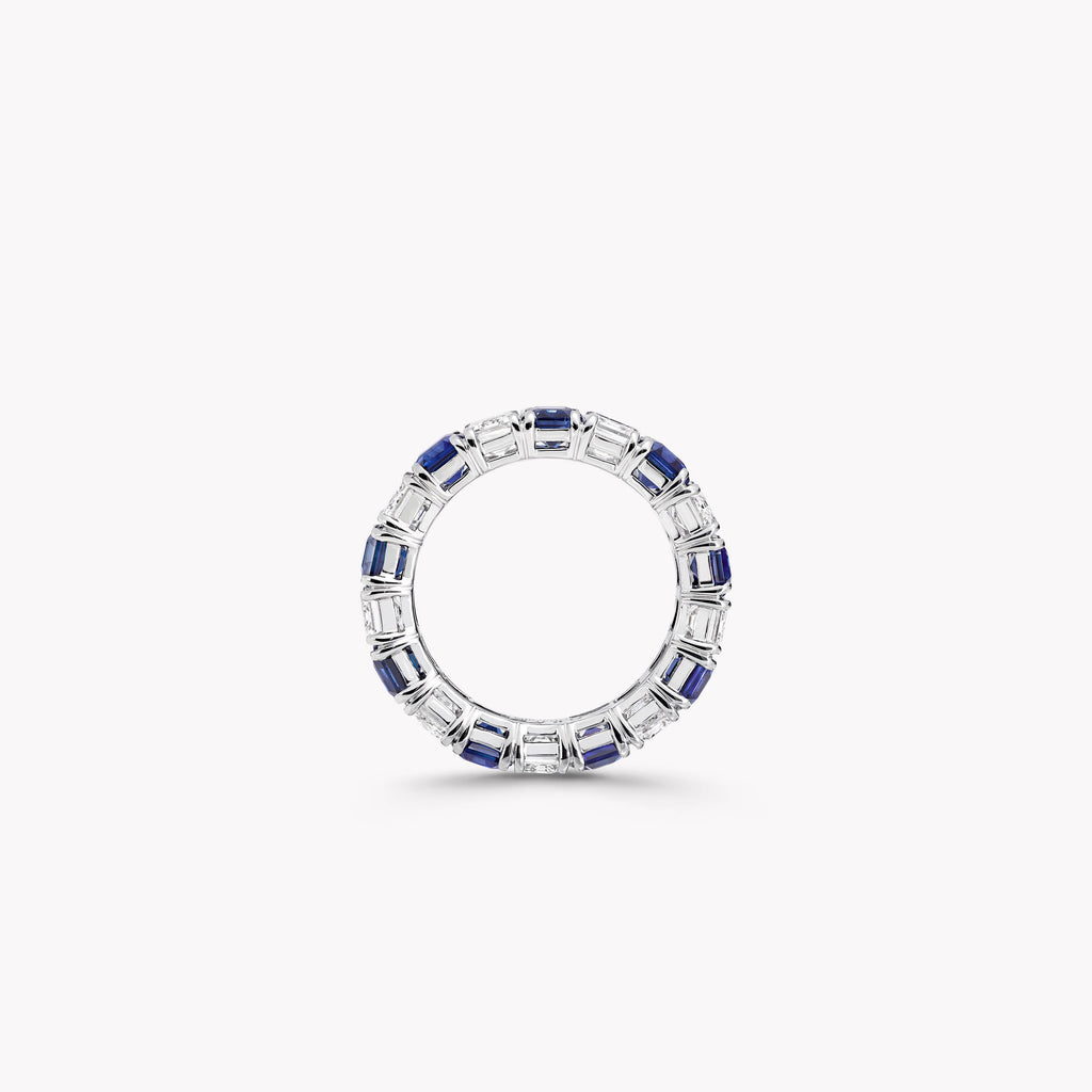 Carave Paris Alternating Gemstone & Baguette Eternity Band Ring
