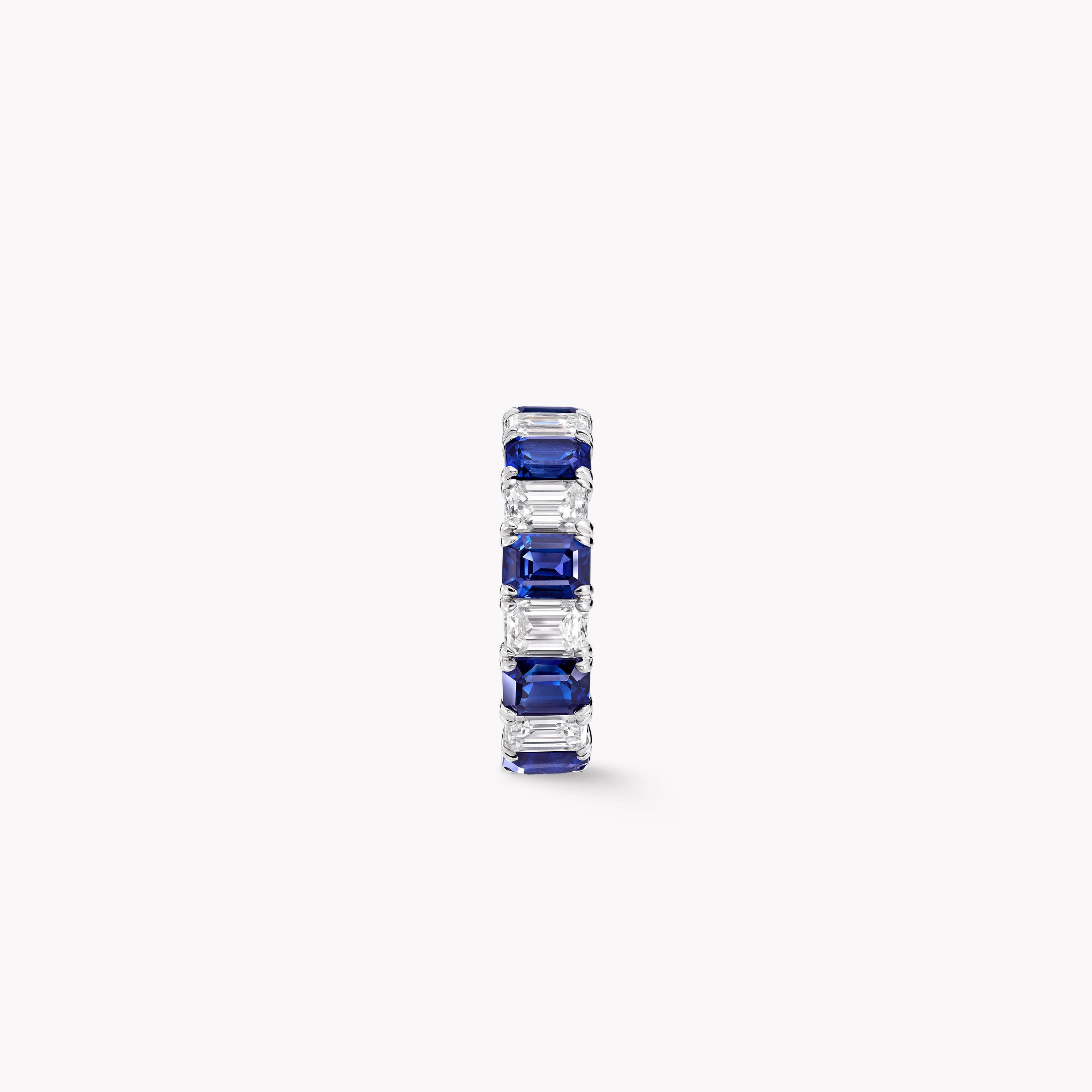 Carave Paris Alternating Gemstone & Baguette Eternity Band Ring