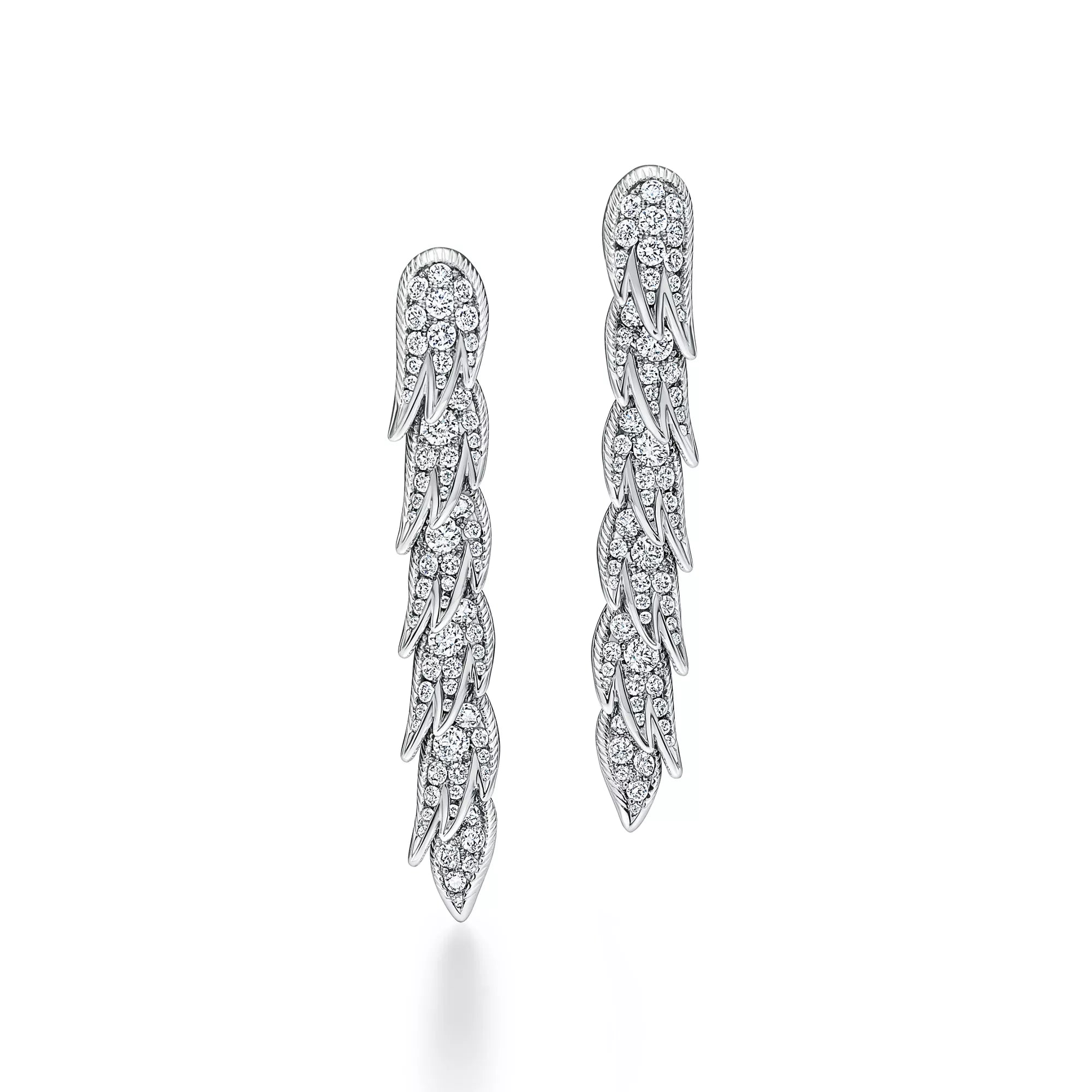 Carave Paris Angel Wing Diamond Stud Earrings