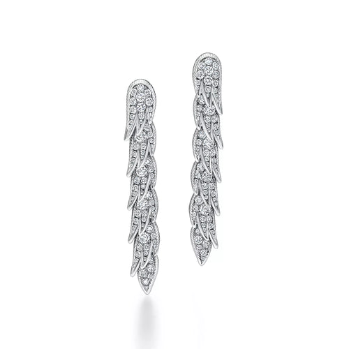 Carave Paris Angel Wing Diamond Stud Earrings