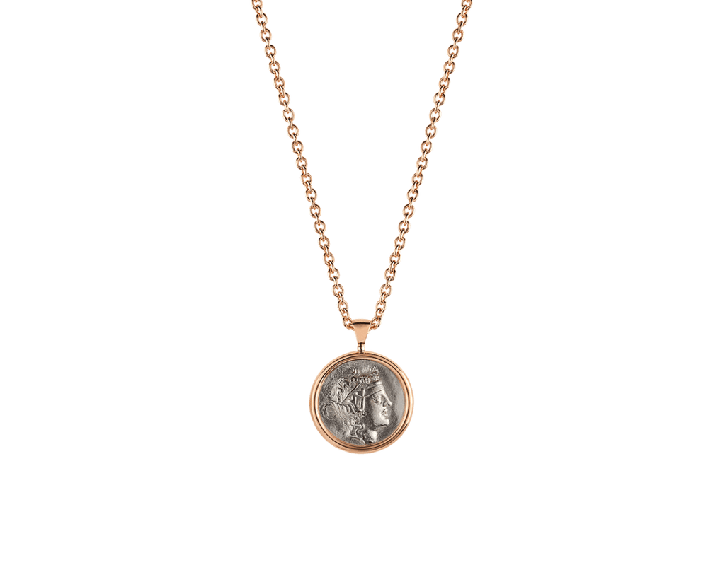 Carave Paris Antique Coin Medallion Necklace