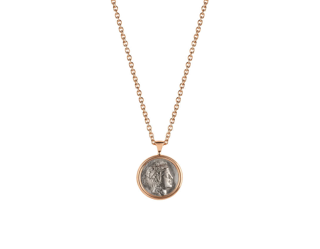 Carave Paris Antique Coin Medallion Necklace