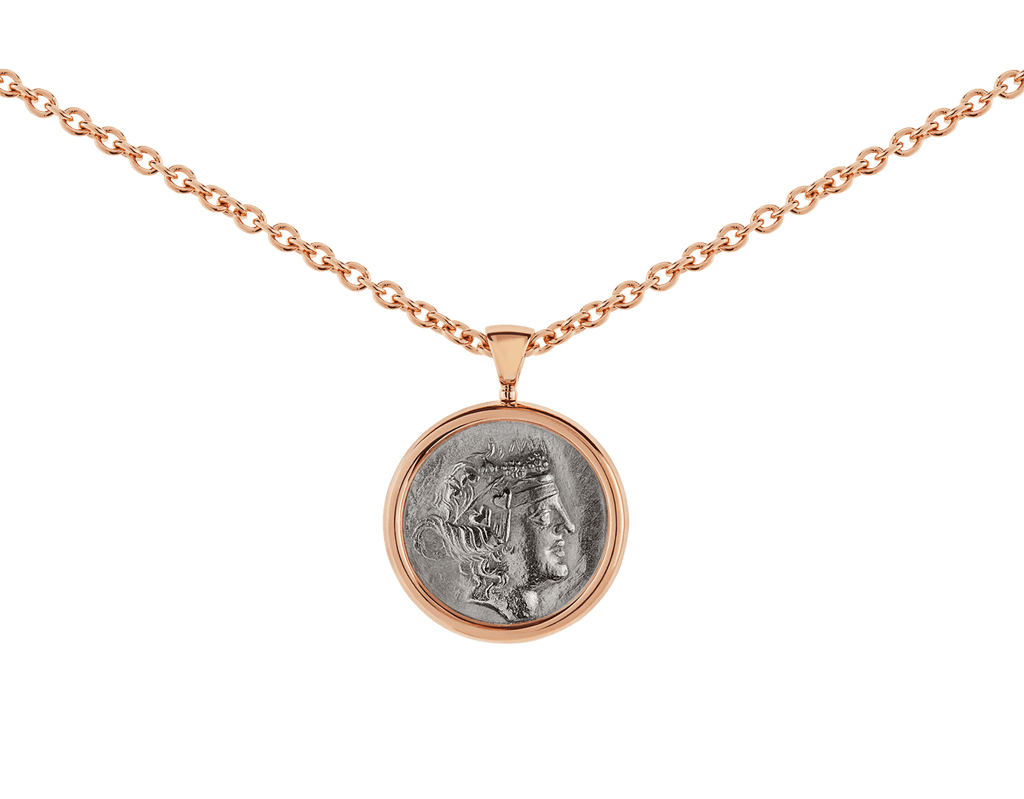 Carave Paris Antique Coin Medallion Necklace
