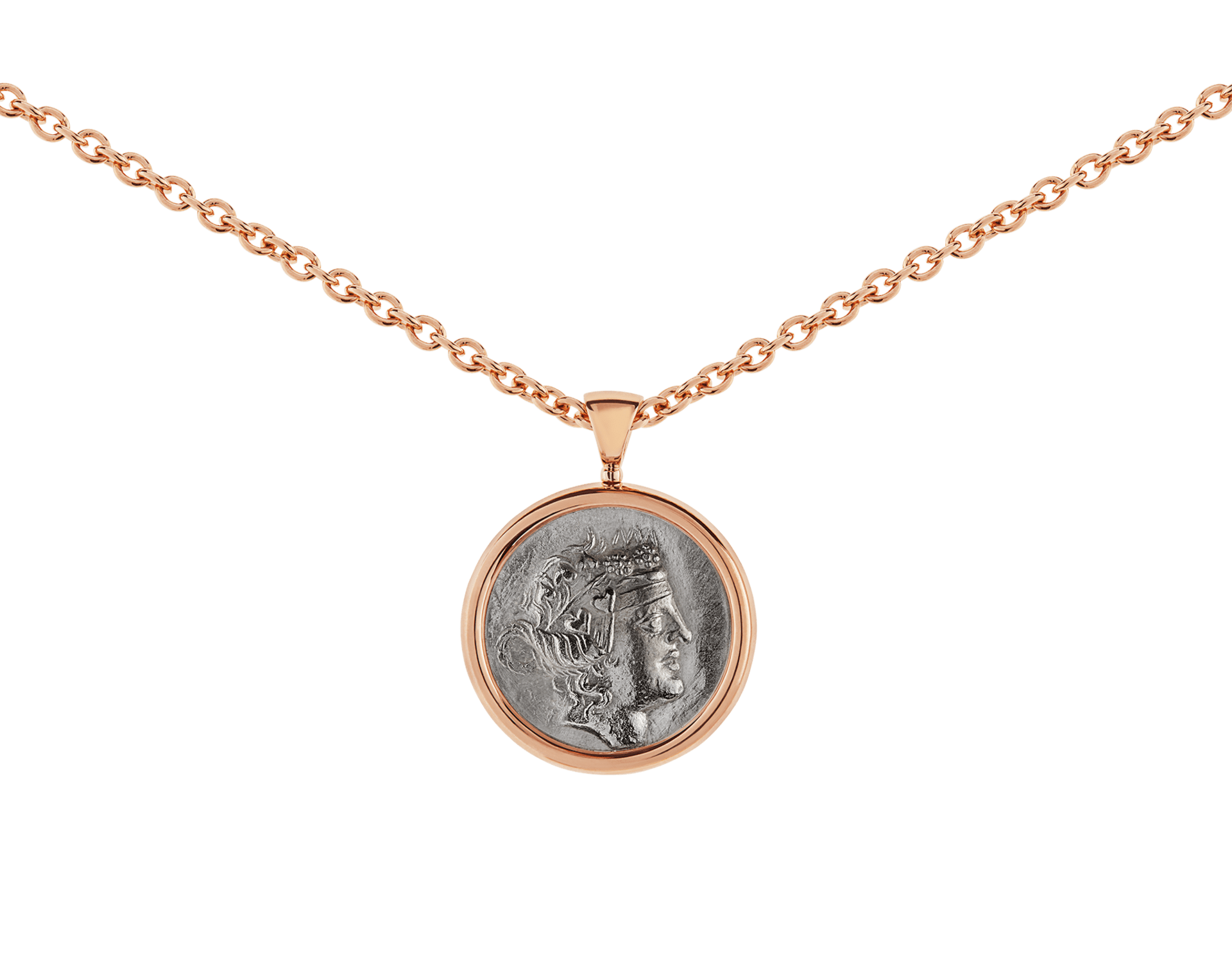 Carave Paris Antique Coin Medallion Necklace