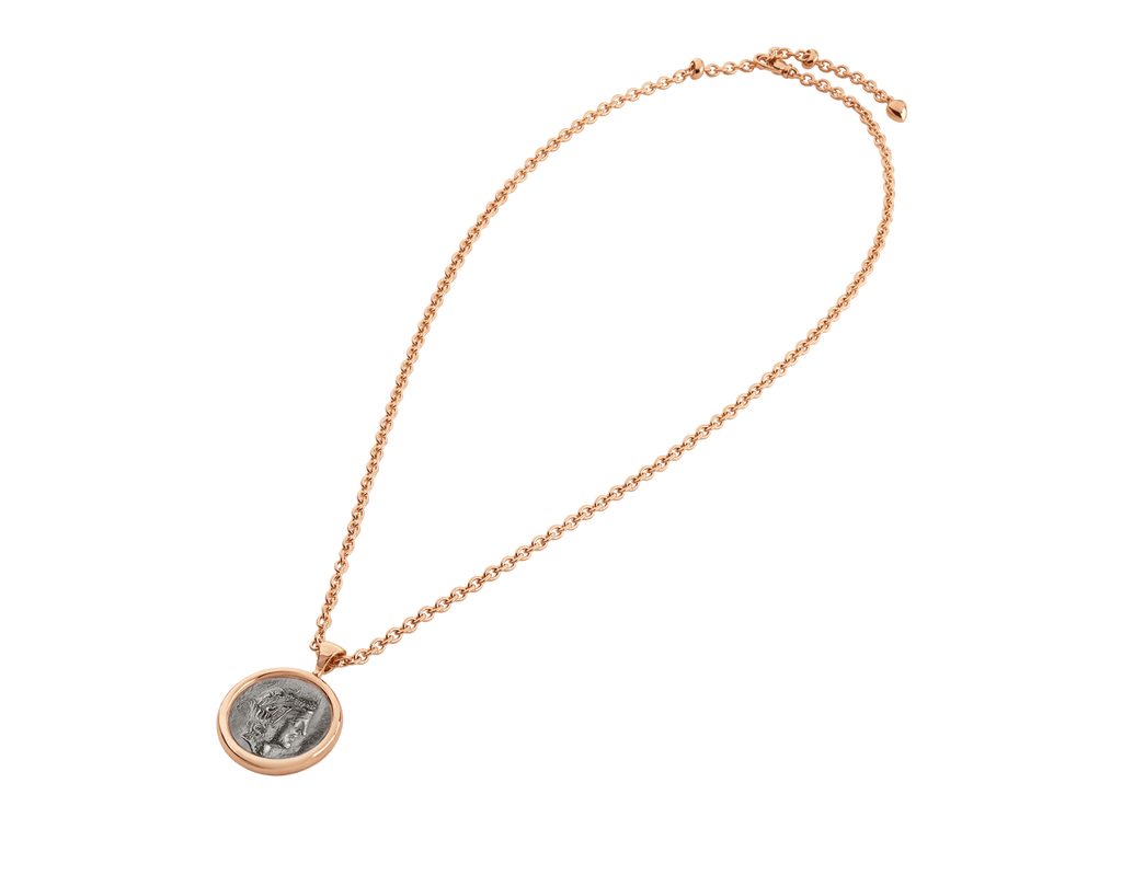 Carave Paris Antique Coin Medallion Necklace