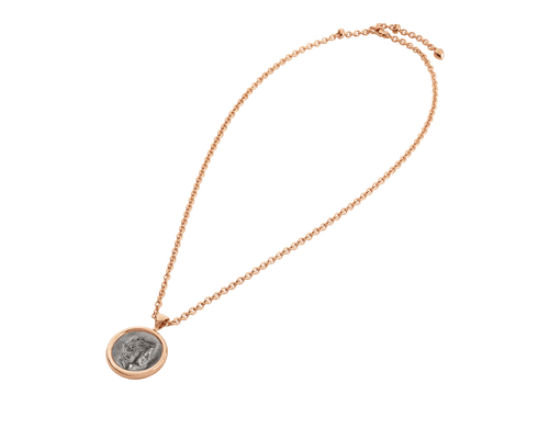 Carave Paris Antique Coin Medallion Necklace