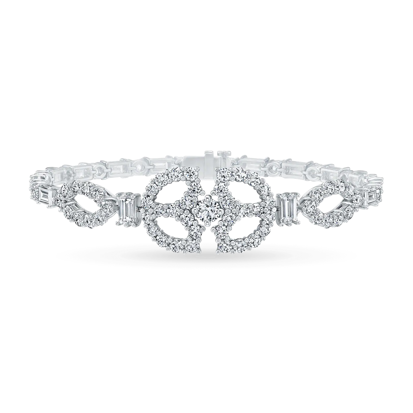 Carave Paris Art Deco Single Motif Diamond Bracelet