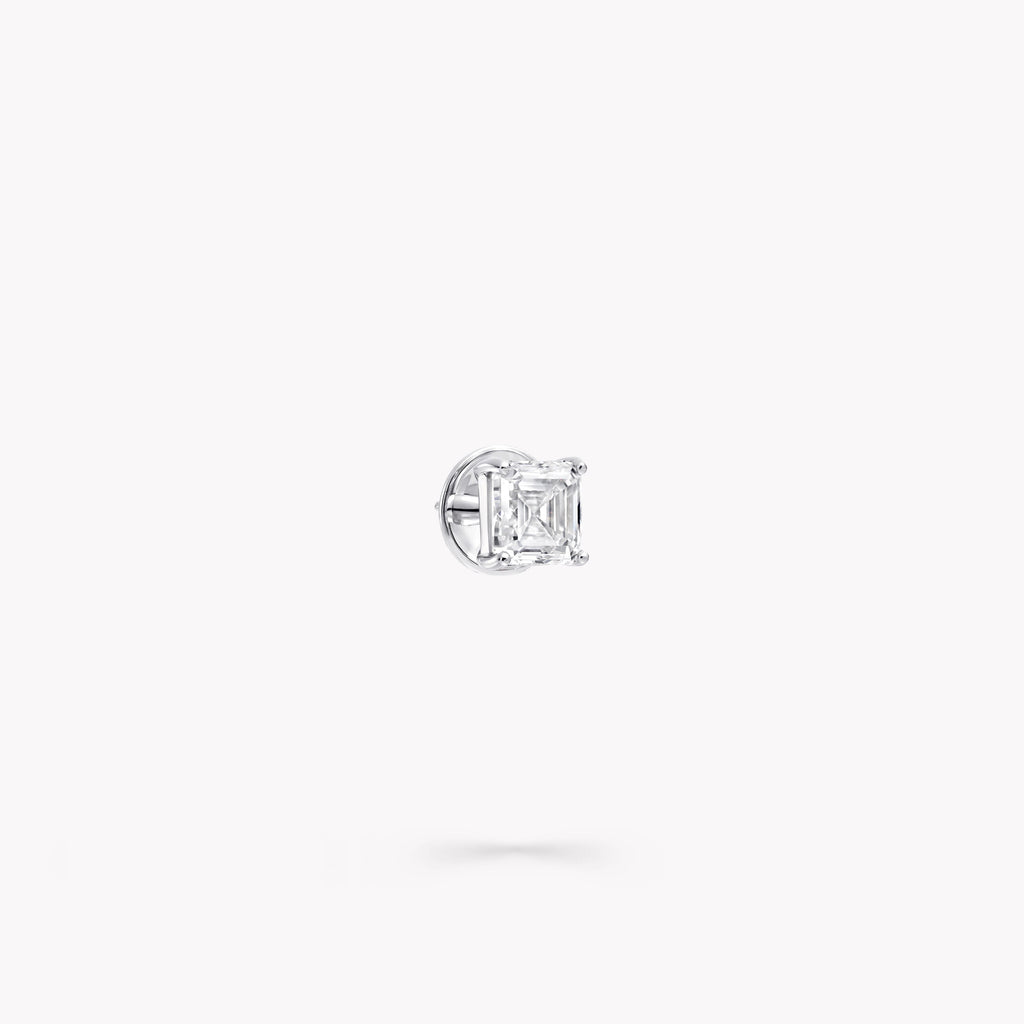 Carave Paris Asscher Cut Diamond Stud Earrings