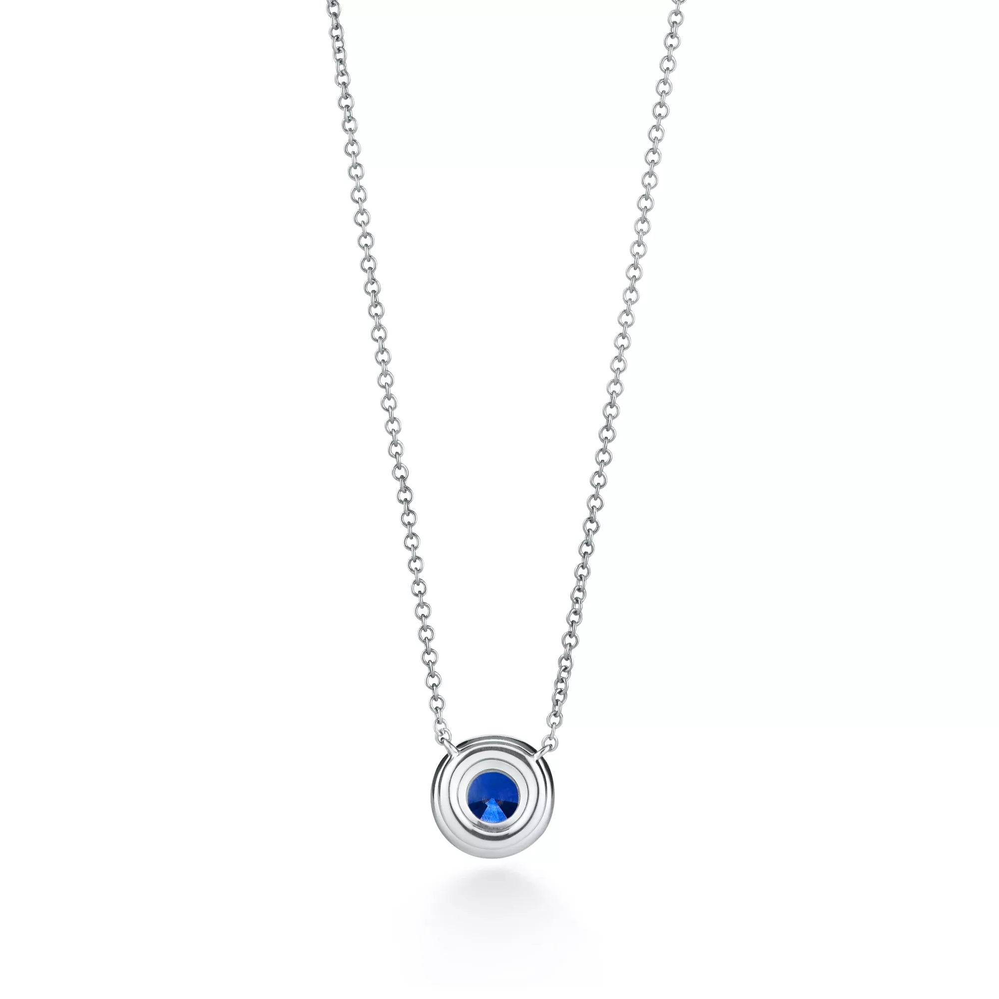 Carave Paris Azure Halo Solitaire Pendant Necklace
