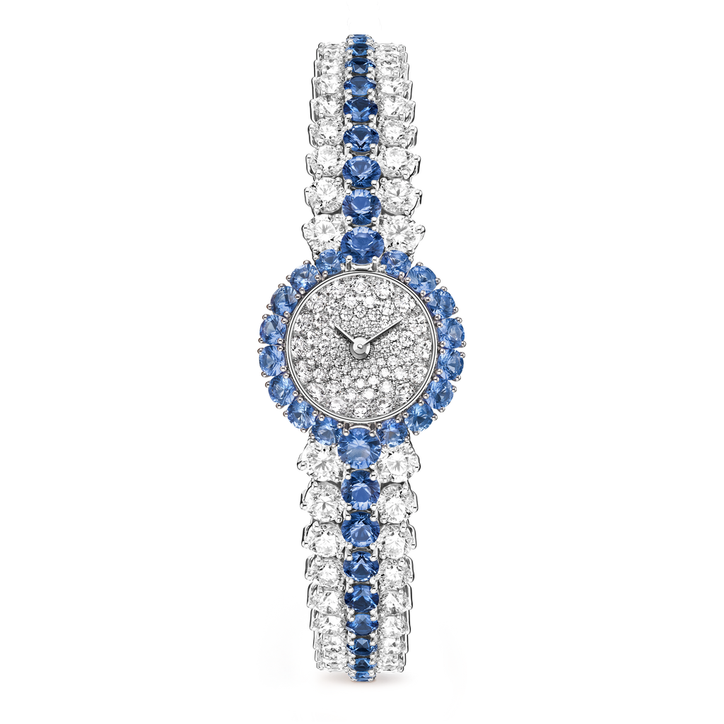 Carave Paris Azure Impériale Diamond & Sapphire Bracelet Watch