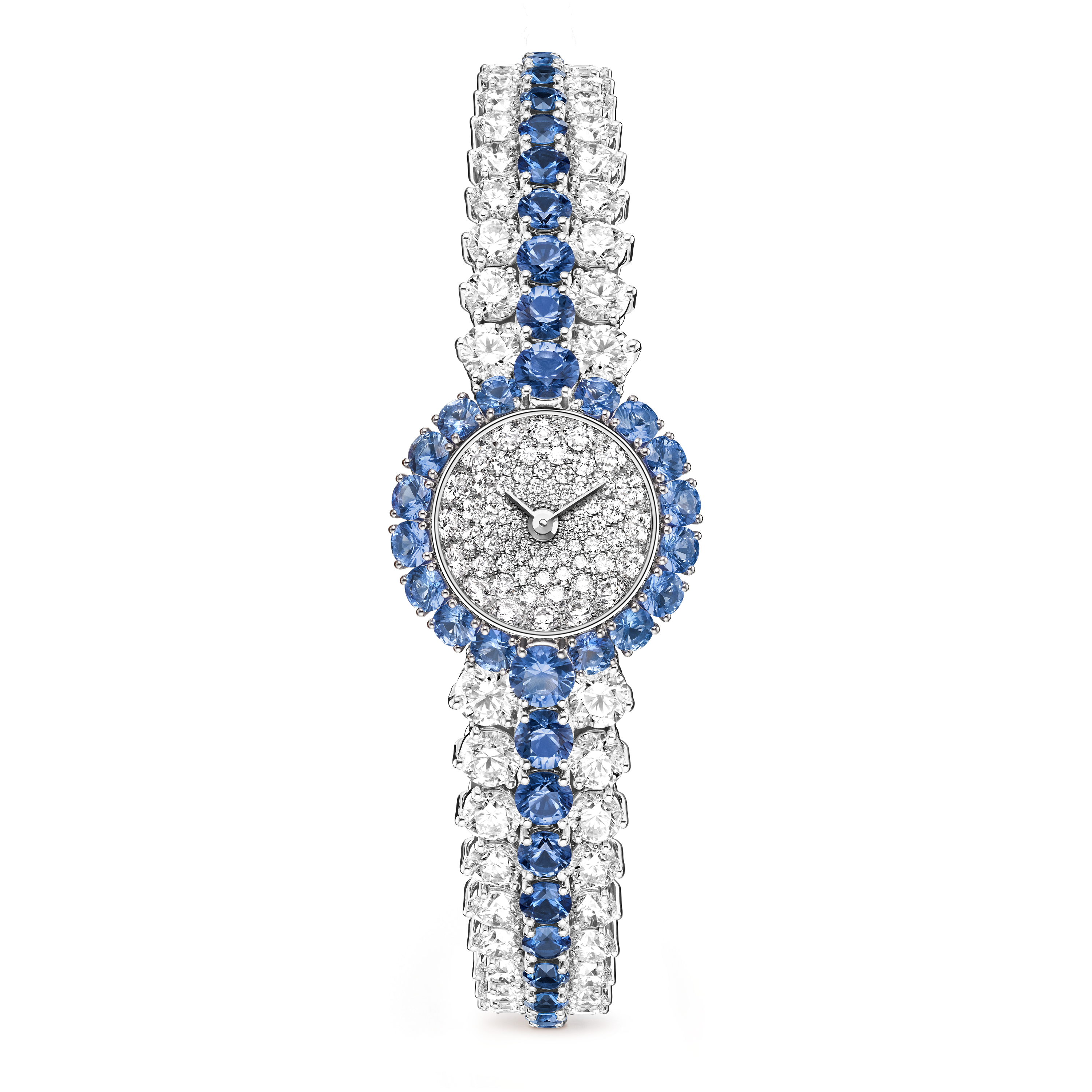 Carave Paris Azure Impériale Diamond & Sapphire Bracelet Watch