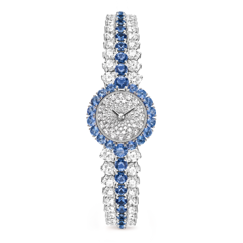 Carave Paris Azure Impériale Diamond & Sapphire Bracelet Watch