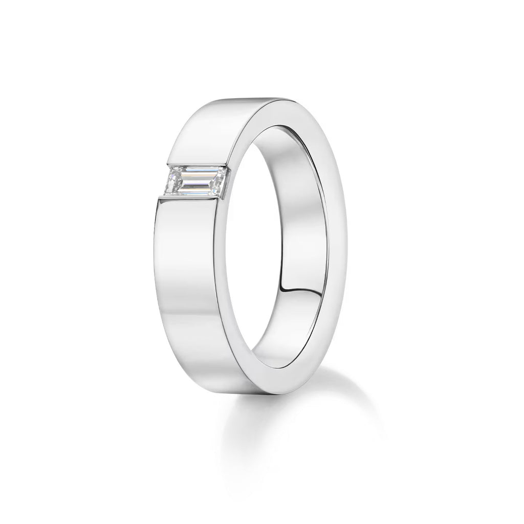 Carave Paris Baguette Cut Single Diamond Band Ring