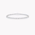 Carave Paris Baguette Diamond Tennis Bracelet White Gold