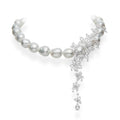 Carave Paris Baroque Pearl Floral Drop Necklace