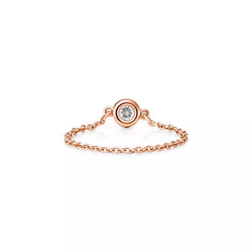 Carave Paris Bezel Diamond Chain Ring