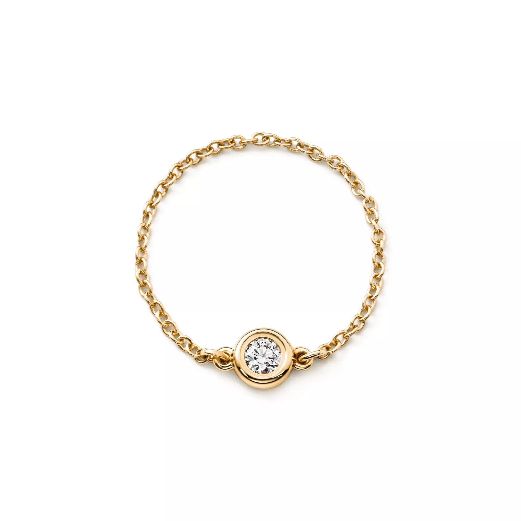 Carave Paris Bezel Diamond Chain Ring