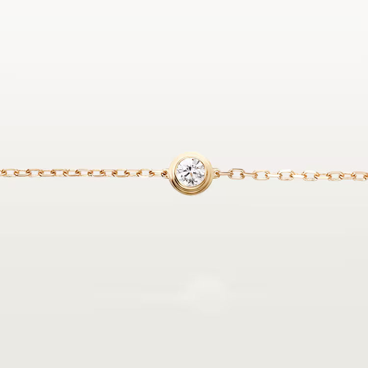 Carave Paris Bezel Solitaire Chain Bracelet