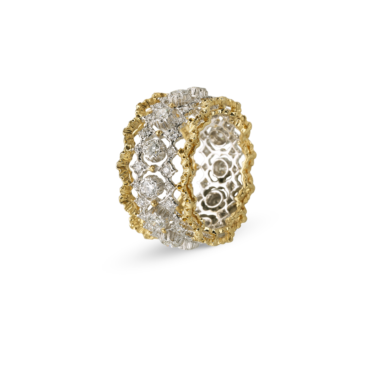 Carave Paris Bicolor Vintage Diamond Cocktail Ring