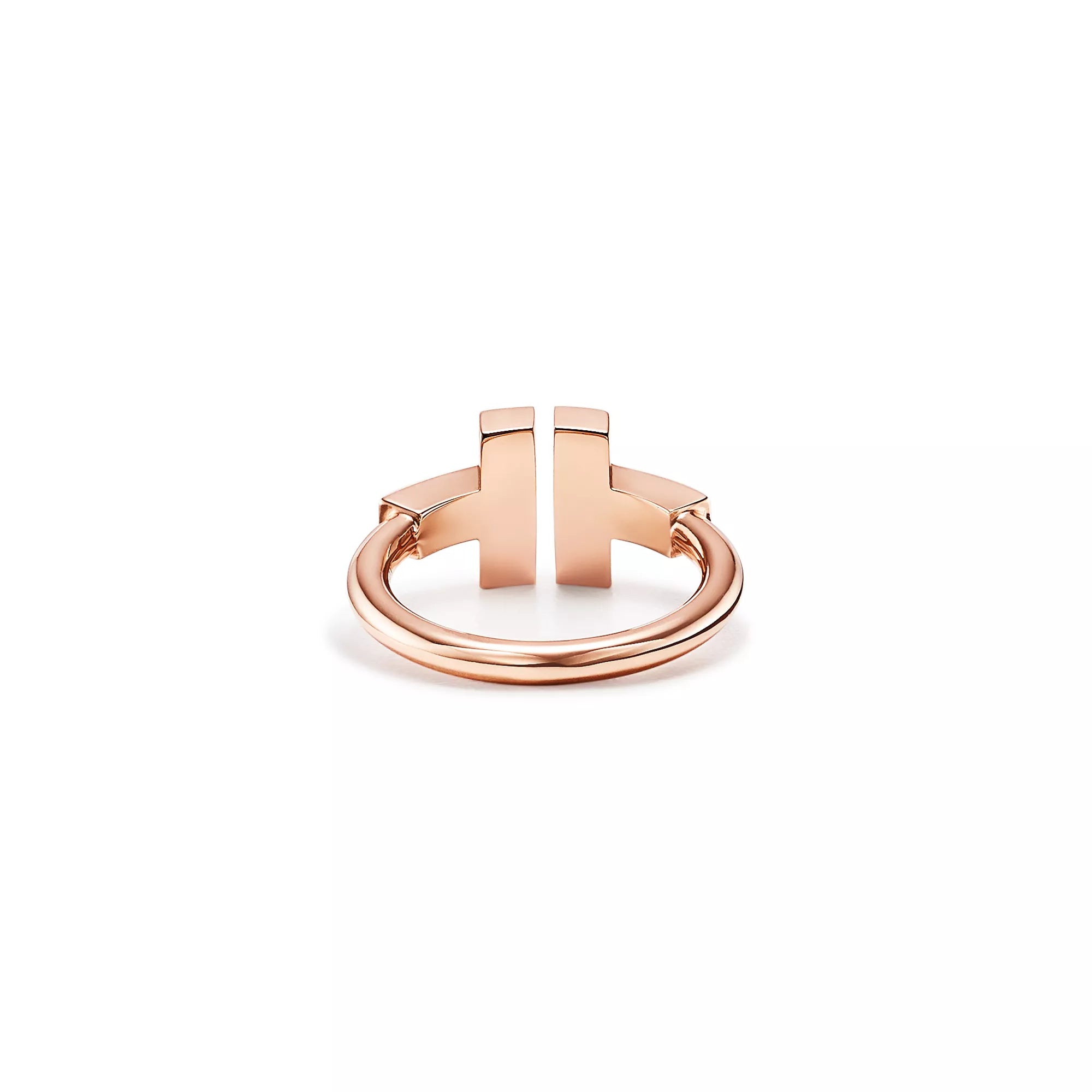 Carave Paris Black Enamel Double T Ring