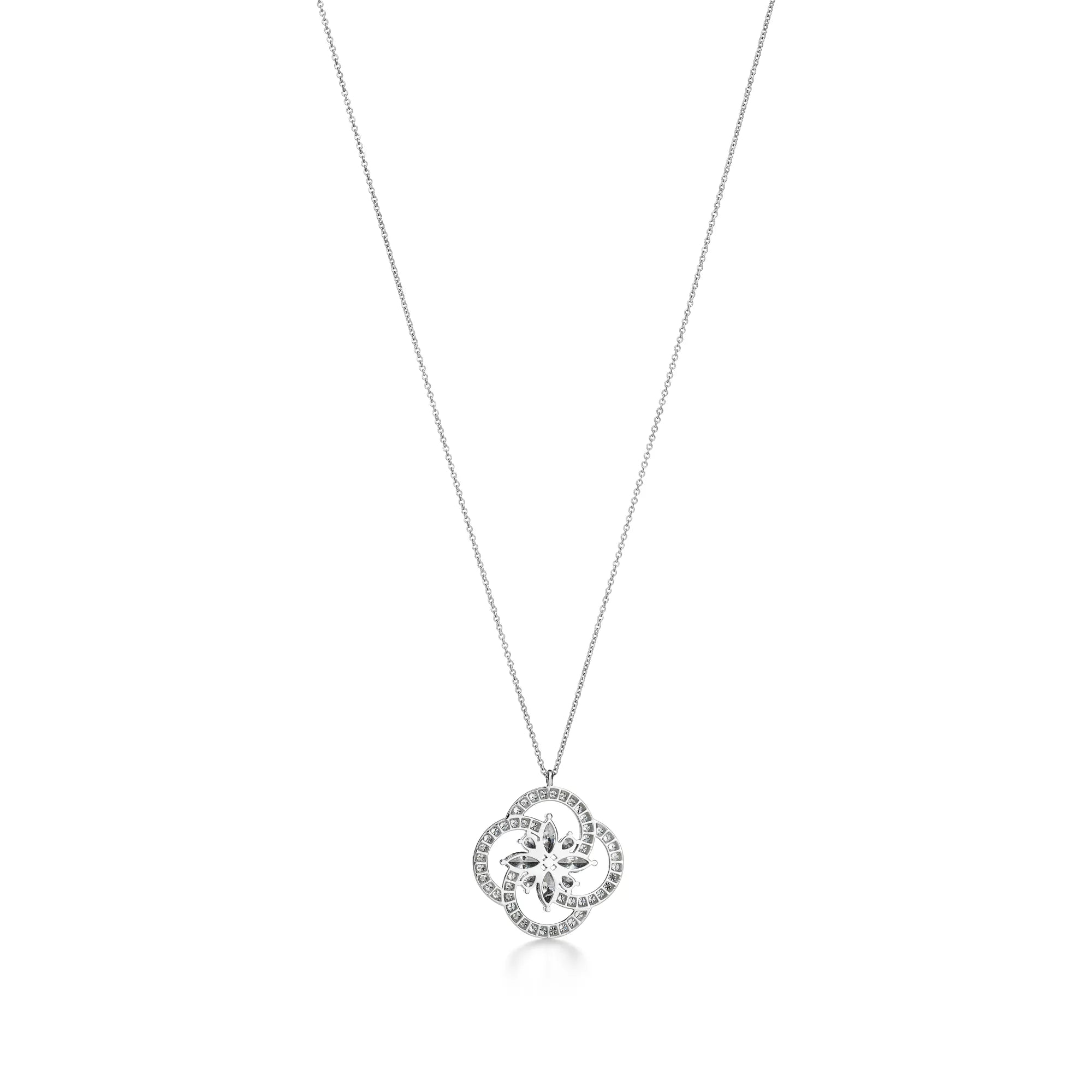 Carave Paris Blooming Quatrefoil Pendant Necklace