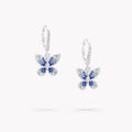 Carave Paris Blue Butterfly Drop Earrings