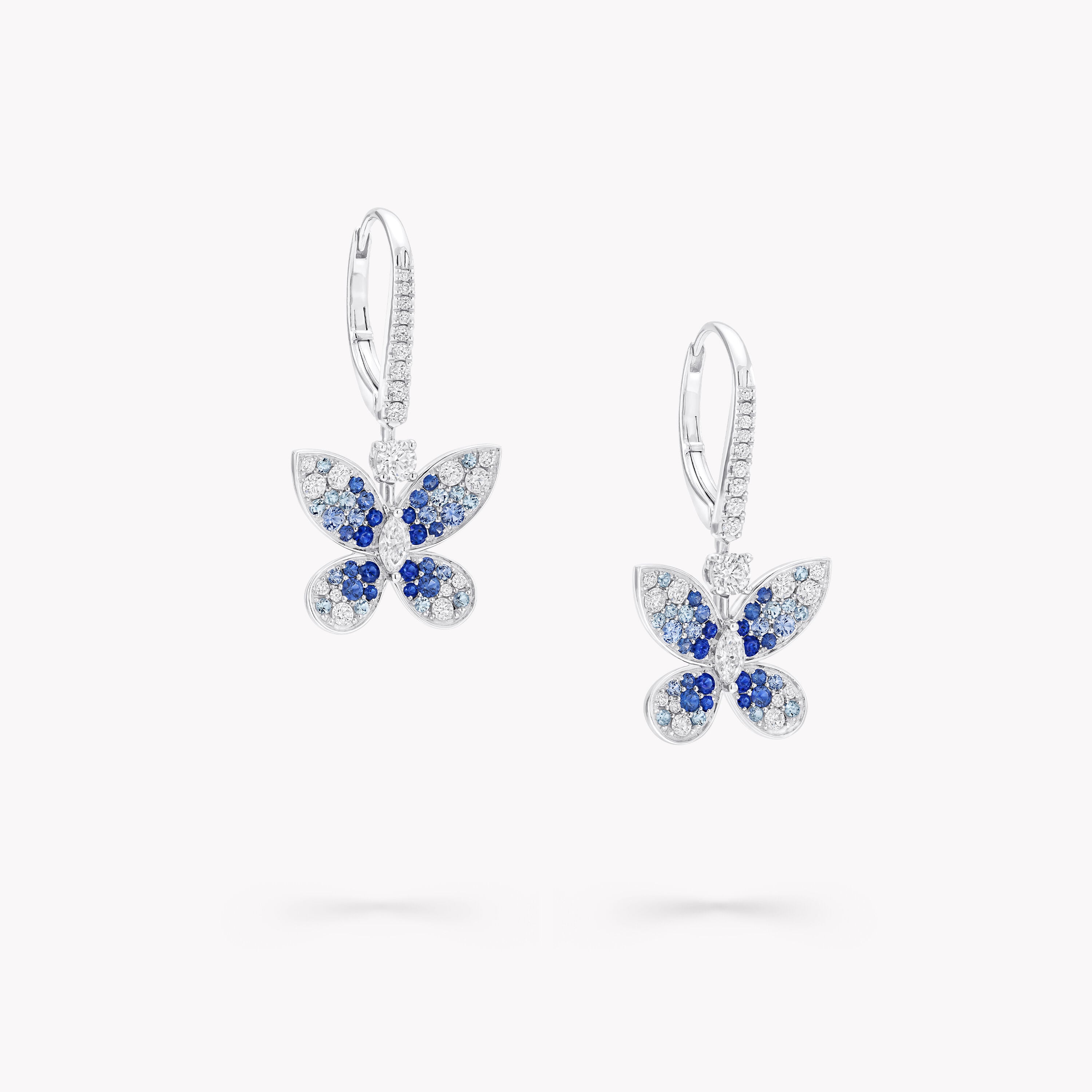 Carave Paris Blue Butterfly Drop Earrings