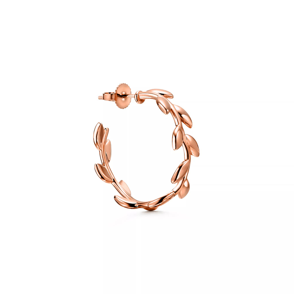 Carave Paris Botanical Leaf Hoop Earring