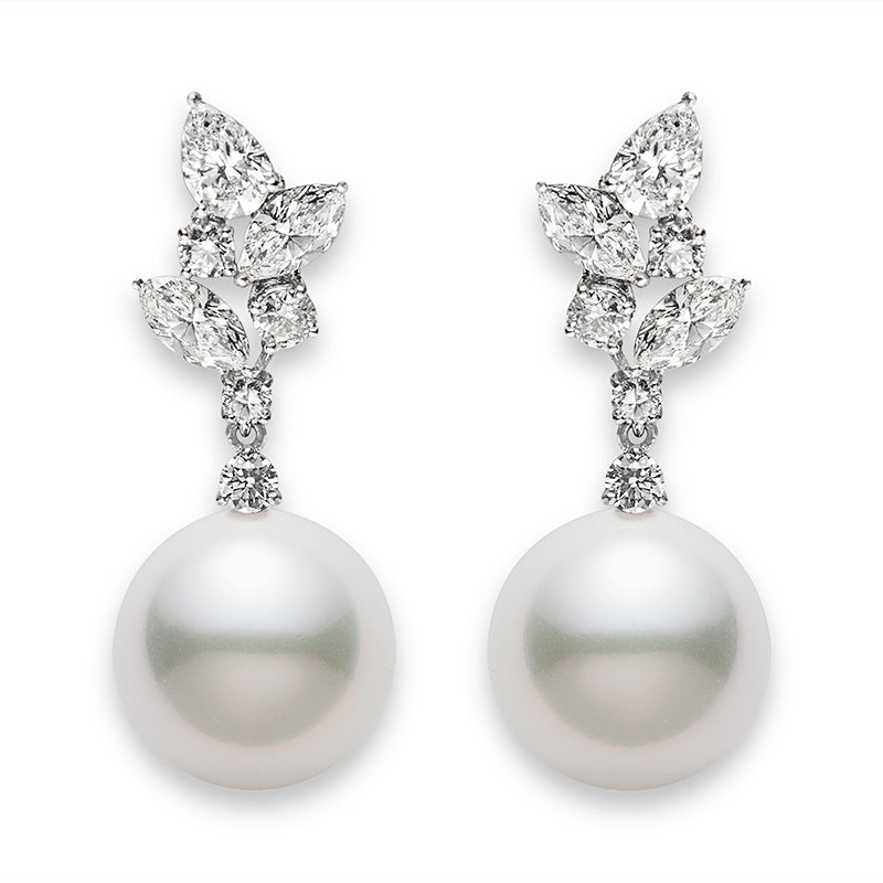 Carave Paris Botanical Pearl Drop Earrings
