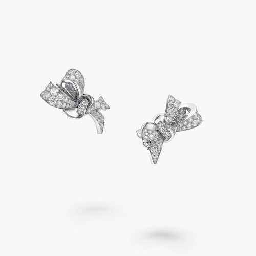 Carave Paris Bow Diamond Stud Earrings