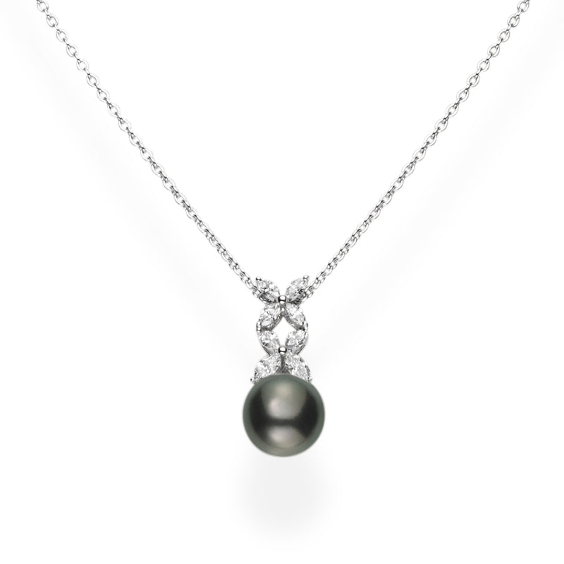 Carave Paris Bow Pearl Pendant Necklace