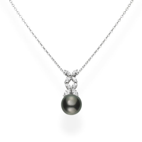 Carave Paris Bow Pearl Pendant Necklace