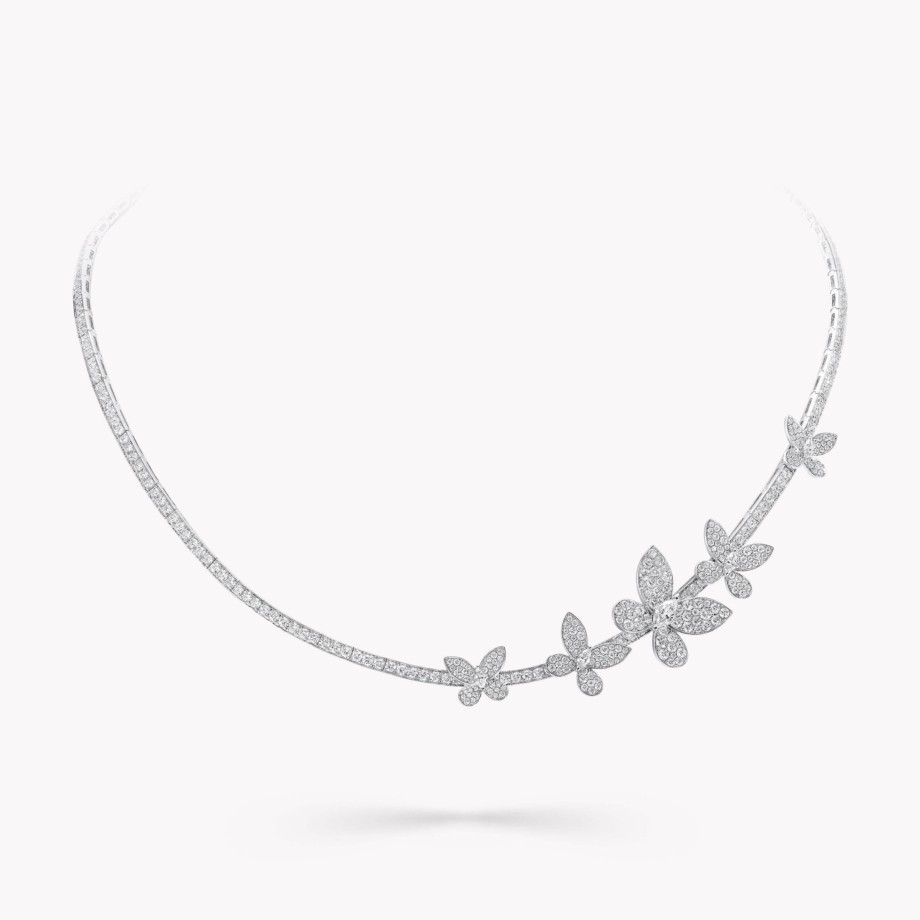 Carave Paris Butterfly Diamond Collar Necklace