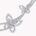Carave Paris Butterfly Diamond Double Collar Necklace