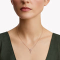 Carave Paris Butterfly Diamond Drop Pendant Necklace