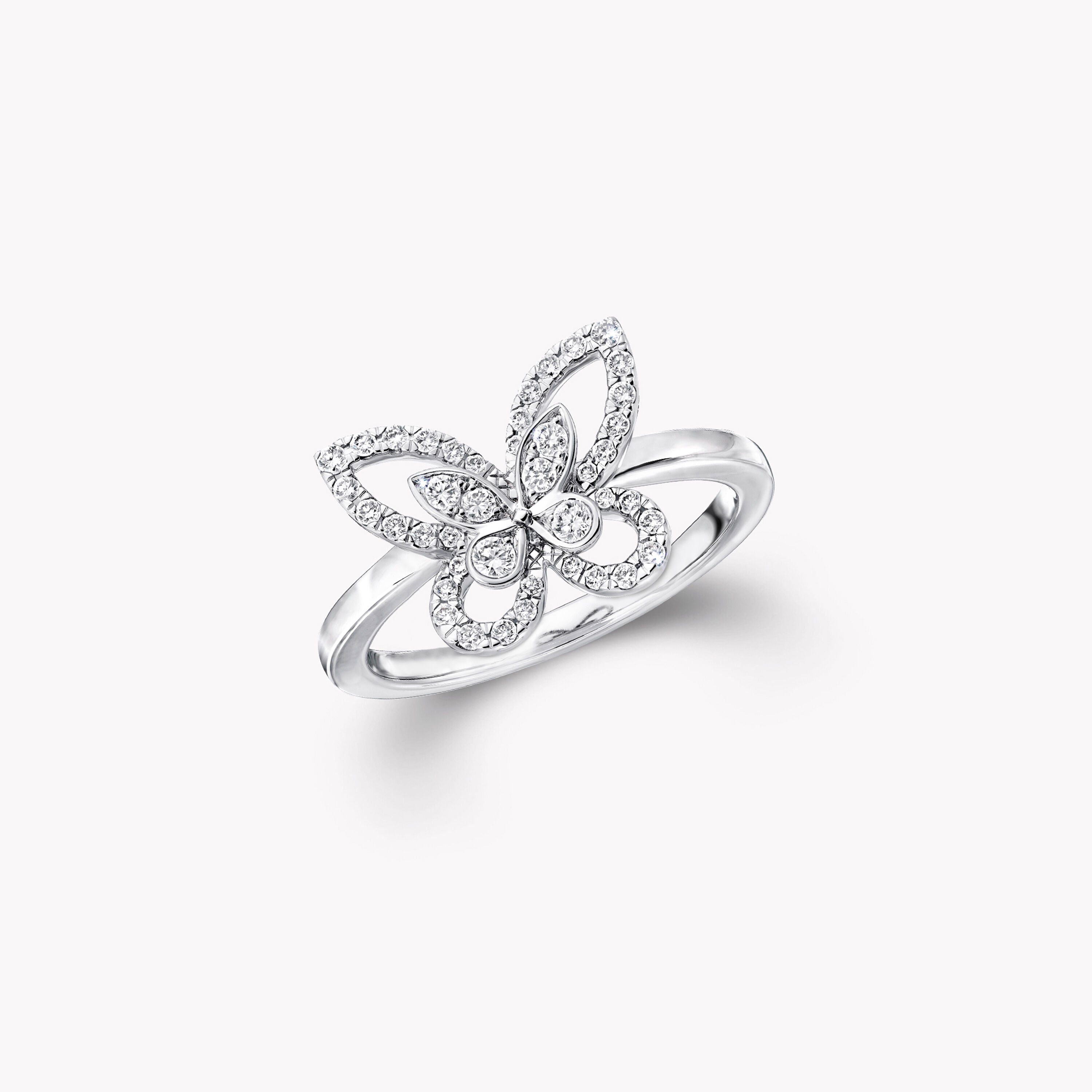 Carave Paris Butterfly Diamond Openwork Ring
